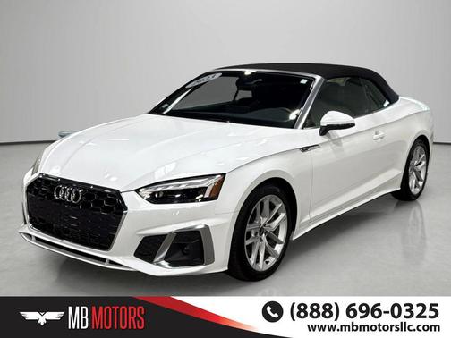 White 2023 Audi A5 45 S line Premium Plus