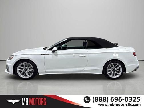 Ibis White/Black Roof 2023 Audi A5 45 S line Premium Plus