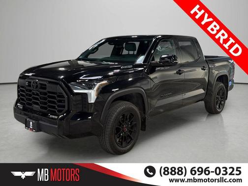 Midnight Black Metallic 2025 Toyota Tundra Hybrid Limited
