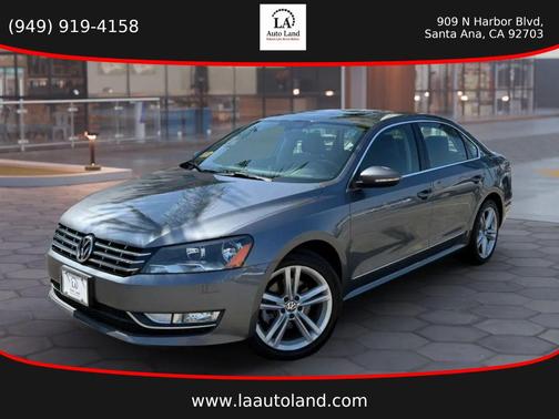 Gray 2012 Volkswagen Passat 3.6 SEL Premium