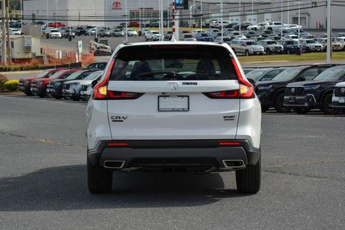 Platinum White Pearl 2026 Honda CR-V Hybrid Sport Touring AWD