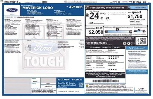 Shadow Black 2026 Ford Maverick Lobo Standard