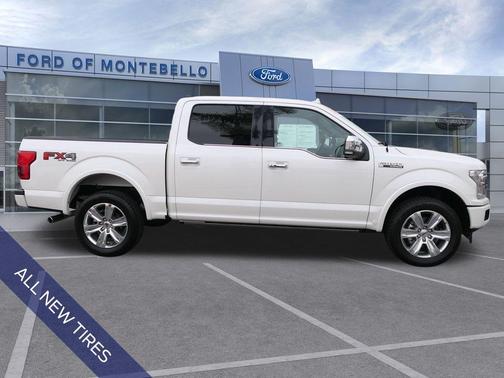 White Platinum Clearcoat Metallic 2018 Ford F-150 Platinum