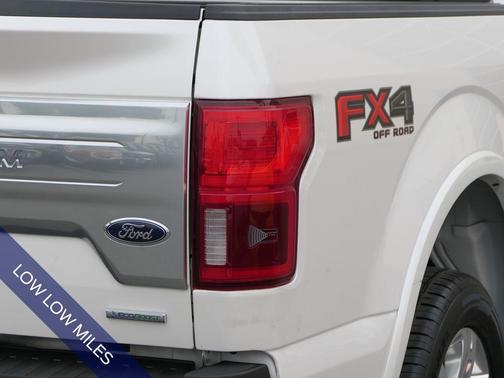 White Platinum Clearcoat Metallic 2018 Ford F-150 Platinum