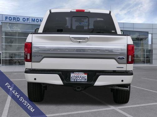 White Platinum Clearcoat Metallic 2018 Ford F-150 Platinum