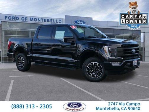 Agate Black Metallic 2021 Ford F-150 Lariat