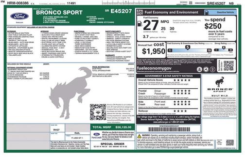 2025 Ford Bronco Sport Free Wheeling