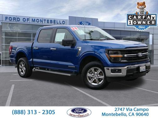 Atlas Blue Metallic 2024 Ford F-150 XLT