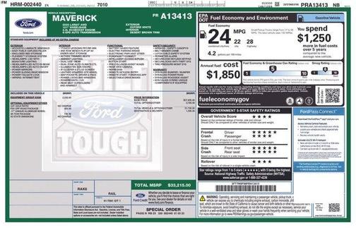 2023 Ford Maverick Lariat