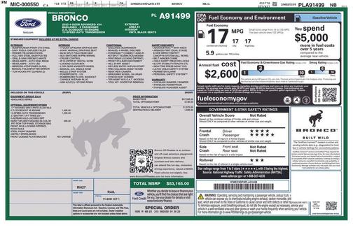 2023 Ford Bronco Badlands