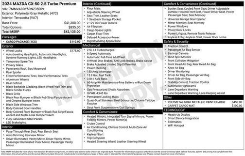 2024 Mazda CX-50 2.5 Turbo Premium Package