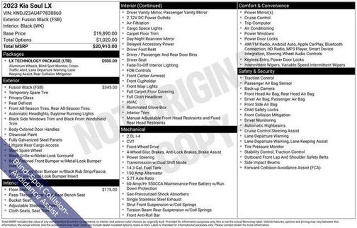 2023 Kia Soul LX