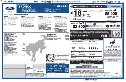 2025 Ford Bronco Badlands