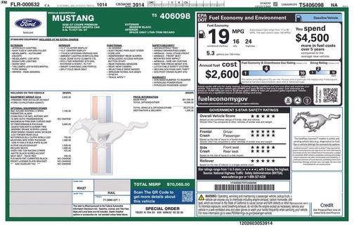 Shadow Black 2026 Ford Mustang GT