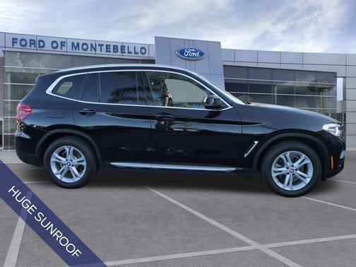 Jet Black 2020 BMW X3 sDrive30i