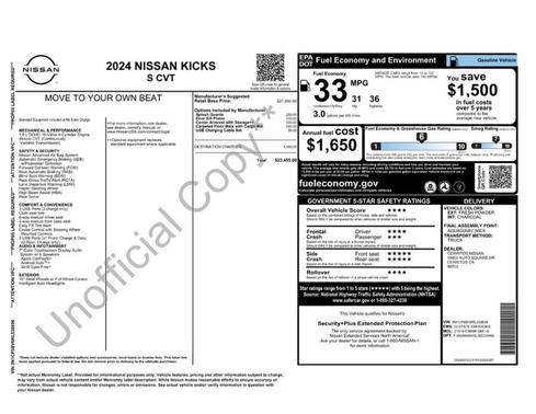2024 Nissan Kicks S