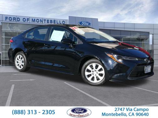 Midnight Black Metallic 2024 Toyota Corolla LE