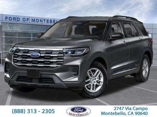 Space White Metallic 2026 Ford Explorer Active