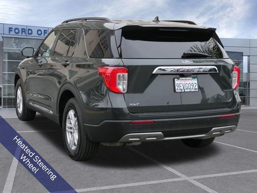 Forged Green Metallic 2021 Ford Explorer XLT