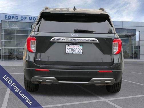Forged Green Metallic 2021 Ford Explorer XLT