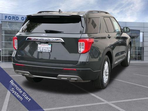 Forged Green Metallic 2021 Ford Explorer XLT