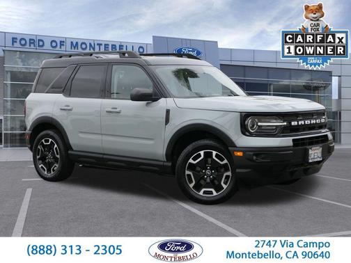 Cactus Green / Gray 2022 Ford Bronco Sport Outer Banks