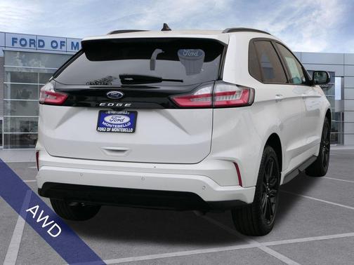 White Metallic 2023 Ford Edge ST Line