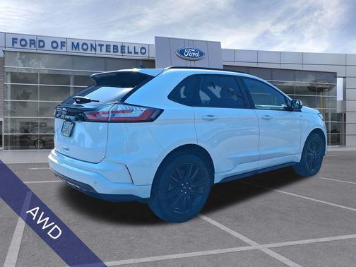 White Metallic 2023 Ford Edge ST Line
