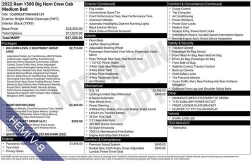 2022 RAM 1500 Big Horn