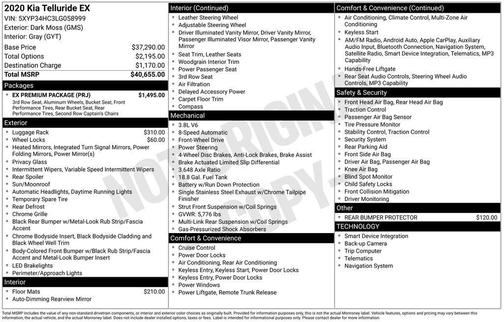 2020 Kia Telluride EX