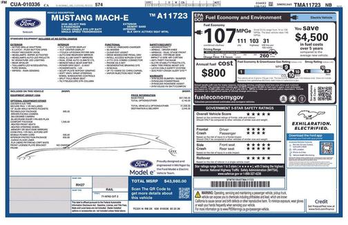 2026 Ford Mustang Mach-E Select