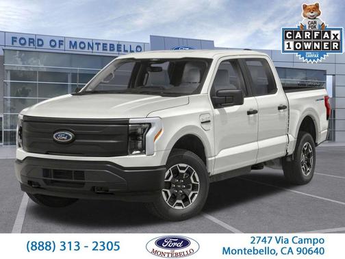 Space White Metallic 2025 Ford F-150 Lightning XLT