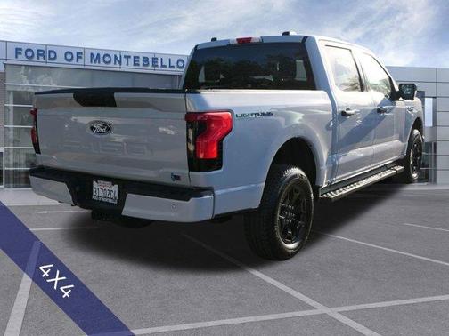 Space White Metallic 2025 Ford F-150 Lightning XLT