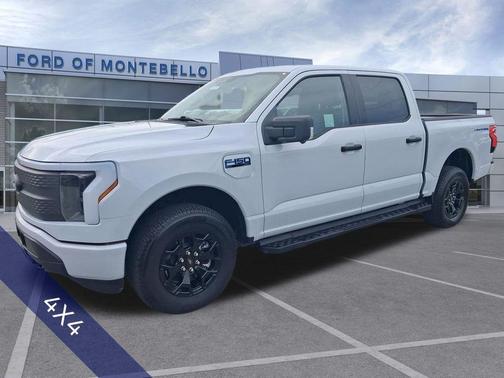 Space White Metallic 2025 Ford F-150 Lightning XLT