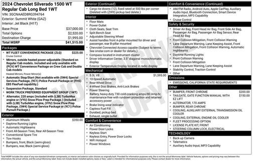 2024 Chevrolet Silverado 1500 WT