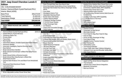 2021 Jeep Grand Cherokee Laredo E