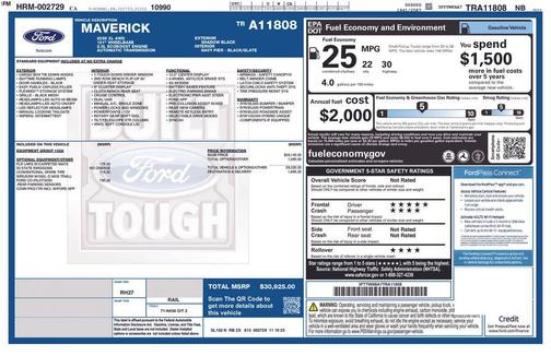 Shadow Black 2026 Ford Maverick XL