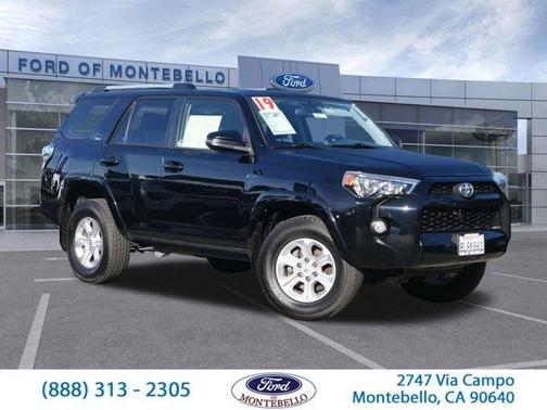Midnight Black 2019 Toyota 4Runner SR5 Premium