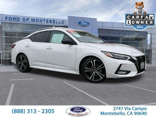 Aspen White 2023 Nissan Sentra SR