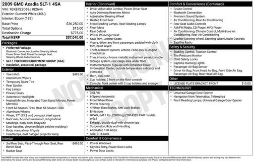 2009 GMC Acadia SLT-1
