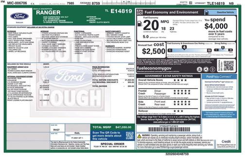 Avalanche 2026 Ford Ranger XLT