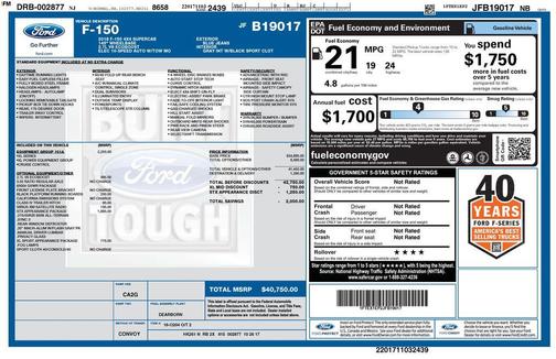 Blue Jeans Metallic 2018 Ford F-150 XL