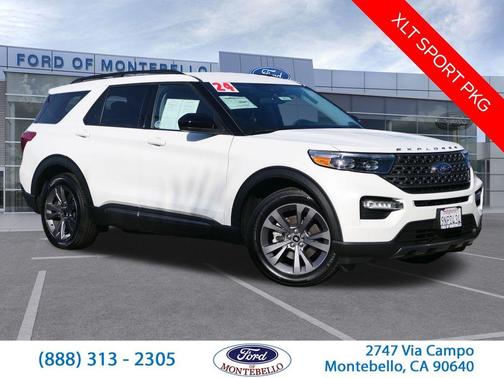 Star White 2024 Ford Explorer XLT