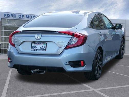 Lunar Silver Metallic 2019 Honda Civic Sport