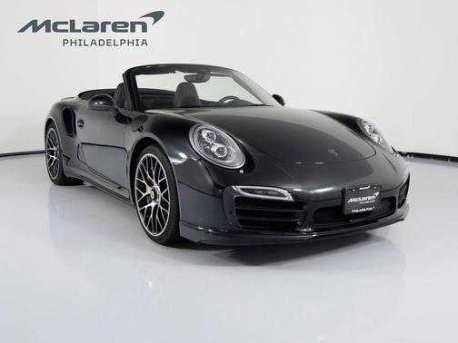 Jet Black Metallic 2015 Porsche 911 Turbo S