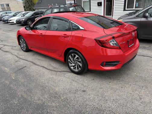 Red 2016 Honda Civic EX