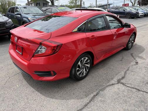 Red 2016 Honda Civic EX