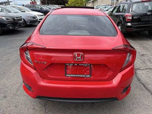 Red 2016 Honda Civic EX