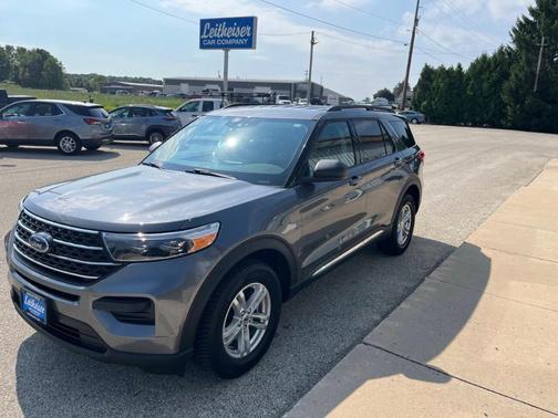 Gray 2023 Ford Explorer XLT