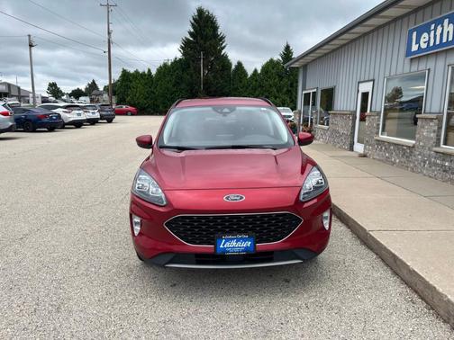 Red 2021 Ford Escape Titanium Hybrid